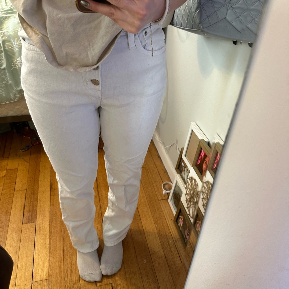 White Jeans from JCrew Factory